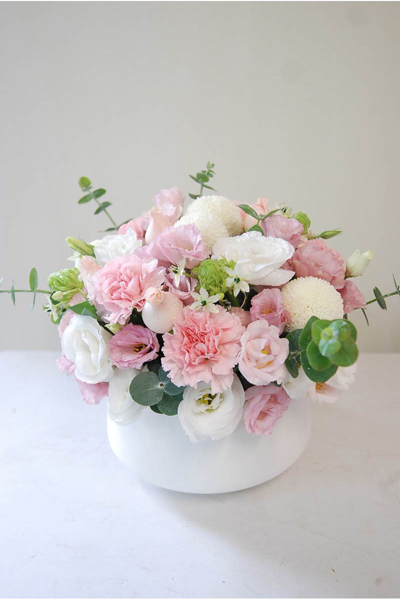 粉色系盆花Pink arrangements
